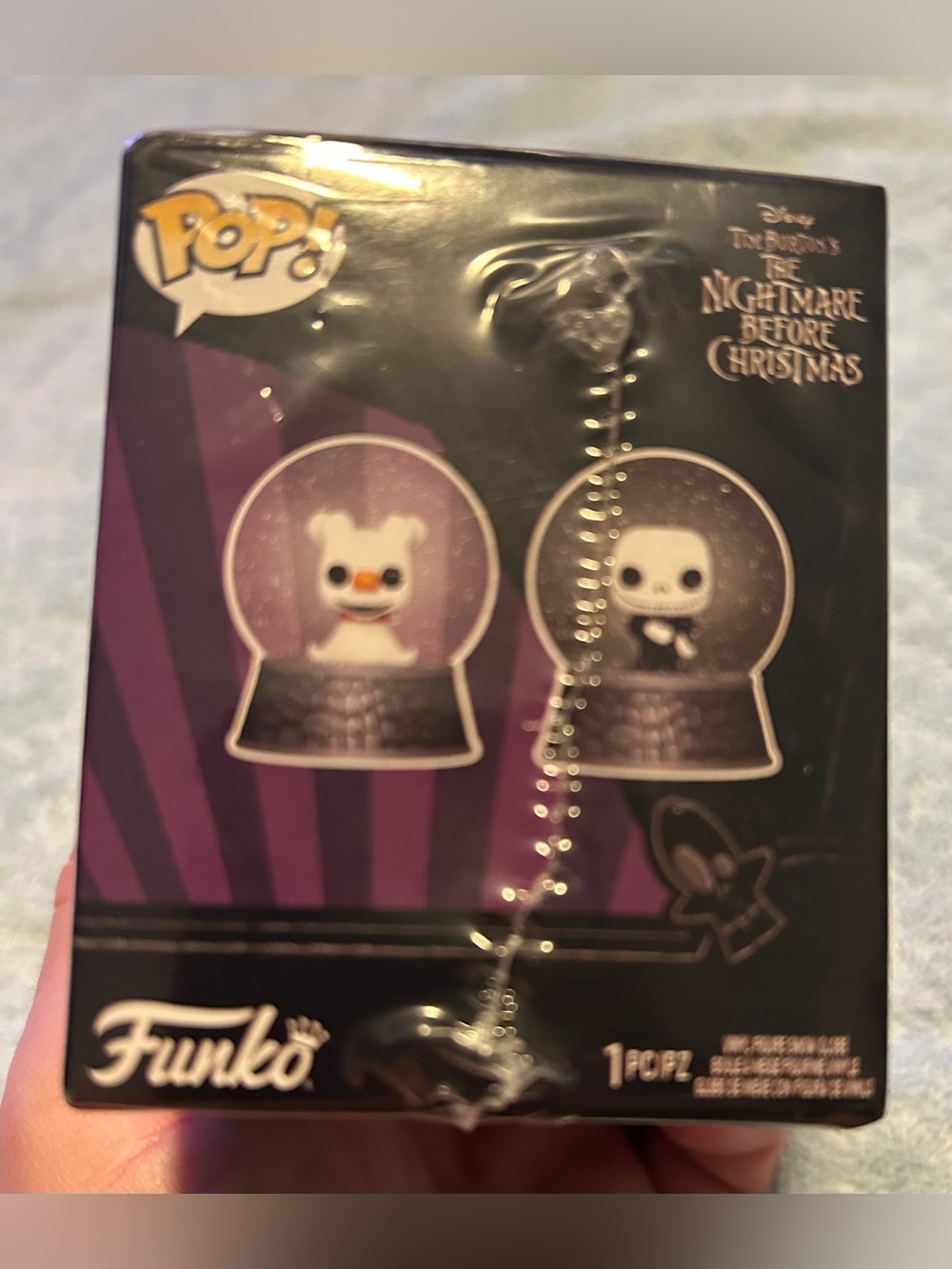 FUNKO POP NIGHTMARE BEFORE CHRISTMAS OOGIE BOOGIE SNOW-GLOBE/SEALED IN PLASTIC - Picture 6 of 7